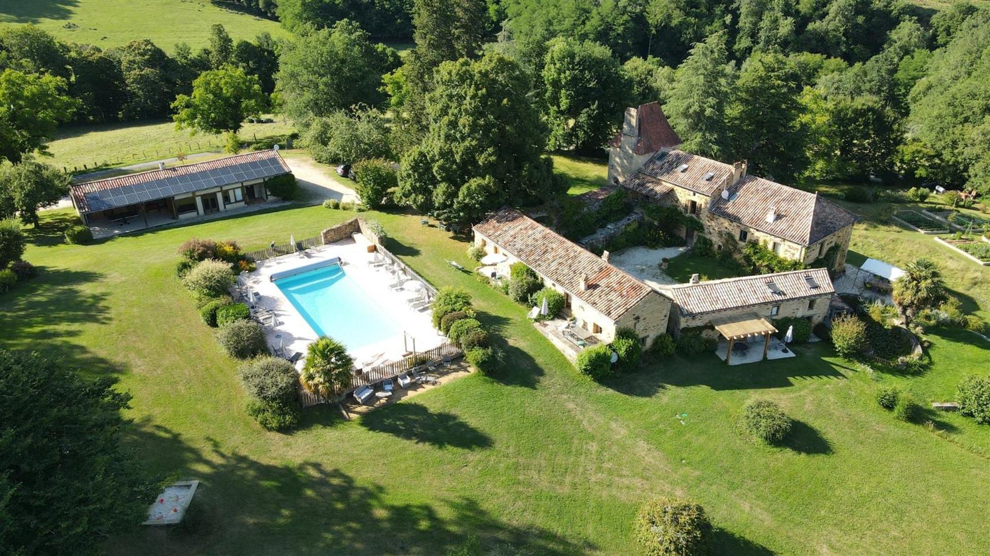 Domaine De Cournet Haut, A 17Th Century Property Set On A Calm, Idyllic Domain With Pool, Tennis, Bikes And More Les Vauries Εξωτερικό φωτογραφία