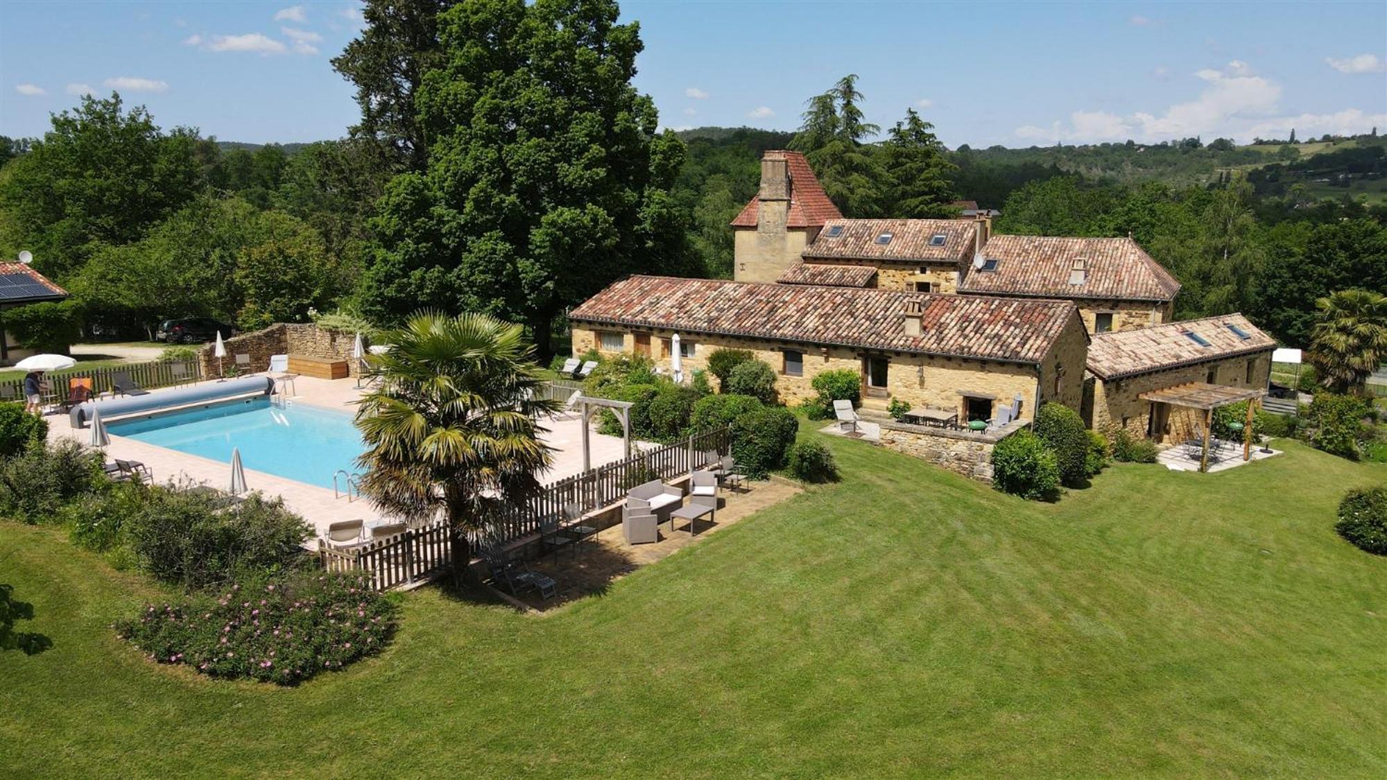 Domaine De Cournet Haut, A 17Th Century Property Set On A Calm, Idyllic Domain With Pool, Tennis, Bikes And More Les Vauries Εξωτερικό φωτογραφία